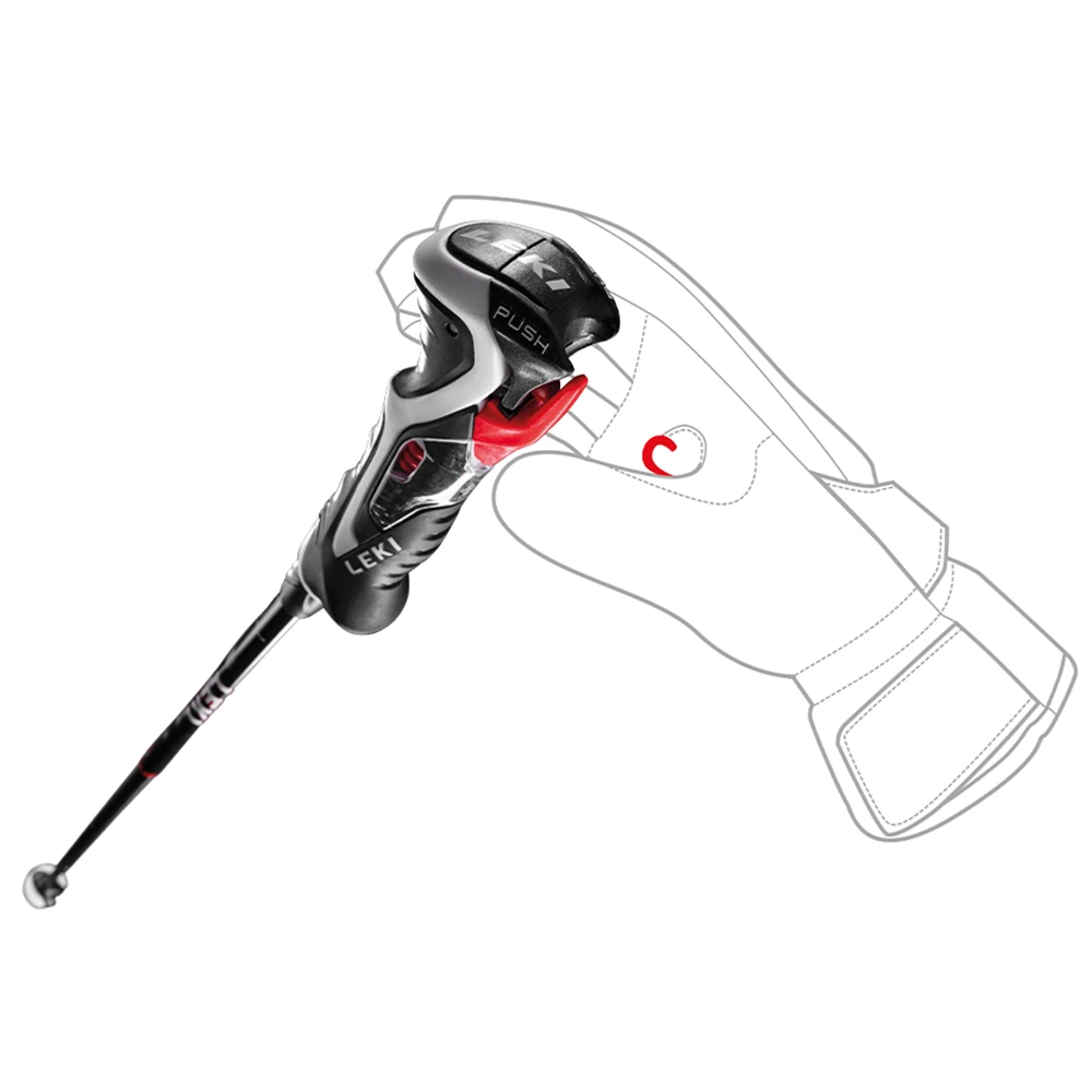 Bâtons De Ski Leki Carbon 14 3D 5 Bâtons De Ski Leki Carbon 14 3D – Image 3