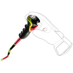 Bâtons De Ski Leki Worldcup GS 3D Bright Red / Black -Ski Équipement Boutique batons de ski leki worldcup gs 3d bright red black 2