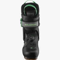 Chaussures De Ski Salomon Alp Mtn Summit Pure Black / Neon Green -Ski Équipement Boutique chaussures de ski salomon alp mtn summit pure black neon green 4