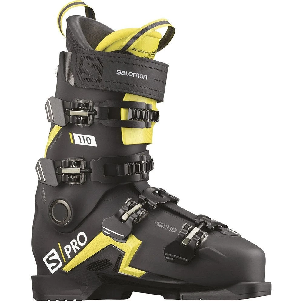 Chaussures De Ski Salomon S/Pro 110 Black Acid Green 3 Chaussures De Ski Salomon S/Pro 110 Black Acid Green