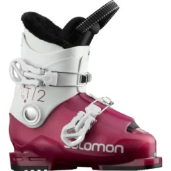 Chaussures De Ski Salomon T2 Rt Girly Pink / White