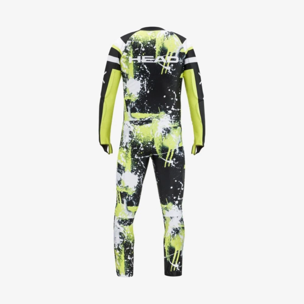 Combinaison Ski Racing Head Race Suit Junior Black / Yellow 4 Combinaison Ski Racing Head Race Suit Junior Black / Yellow – Image 2