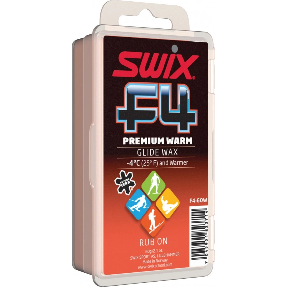 Fart Swix F4 Solid Warm 60g Rouge 3 Fart Swix F4 Solid Warm 60g Rouge
